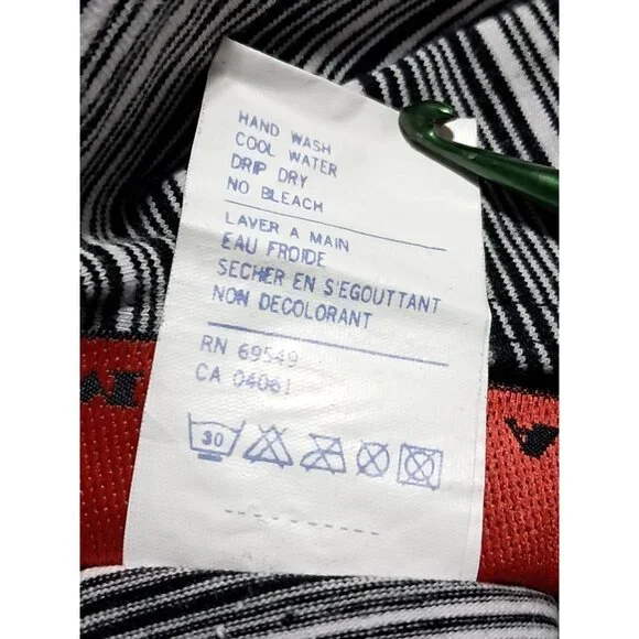 Vintage 80s Marika Dark Balletcore Black White Retro Bodysuit Leotard Size L - Picture 3 of 7